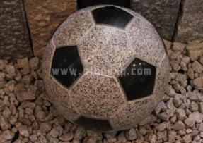 石材雕刻产品 石材足球