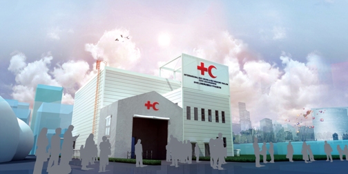 上海世博会国际红十字与红新月馆效果图