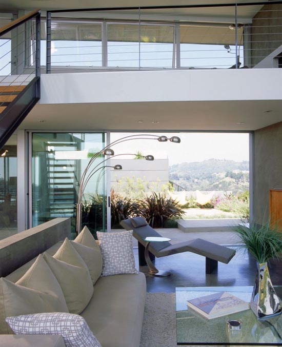 Living Room Design The Leonard Residence by Ehrlich Architects 01