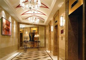 酒店电梯间 走廊设计