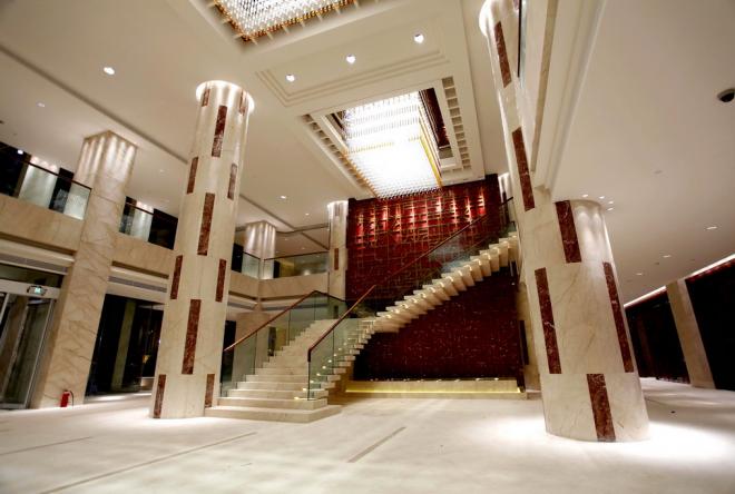 厦门日航酒店 索菲特金工程案例_石材应用_石