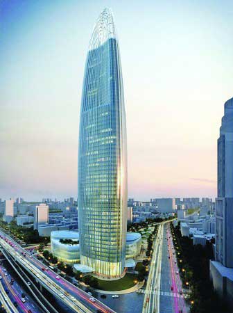 SOM GP AS+GG 济南第一高楼设计方案全公示1