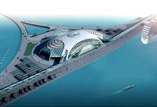 为了浦江“第一眼”（组图） 吴淞口国际邮轮码头建设纪实2
