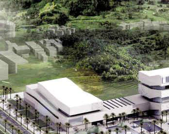 珠海市博物馆和城市规划展览馆效果图