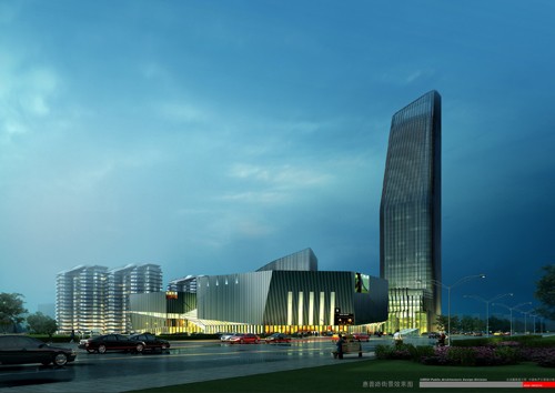 新长江雅阁国际大酒店紧张建设