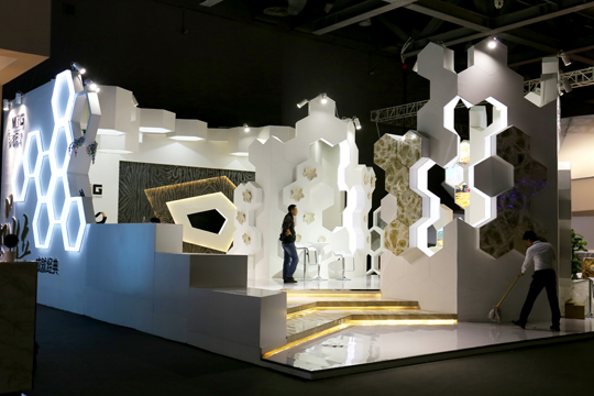 环球石材盛装出席2014年广州国际设计周