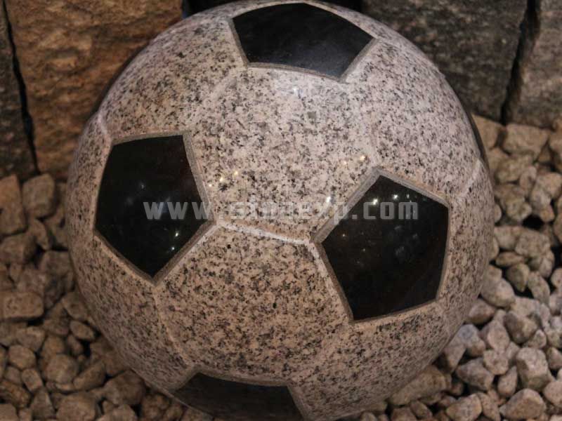 石材雕刻产品 石材足球