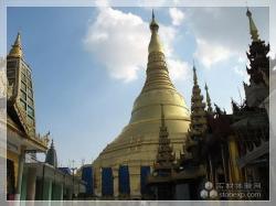 缅甸的地标建筑之仰光大金塔