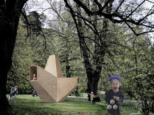 来自2010建筑设计展的“云朵木屋”