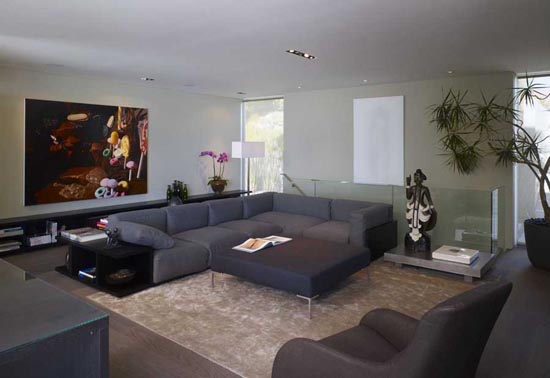 Interior Design Oberfeld Luxury House in West Hollywood Los Angeles