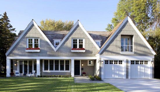 Contemporary Shingle Style House Design 03