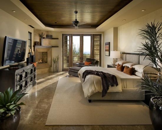 Master Bedroom Luxury Traditional Spanish Interior by Ownby