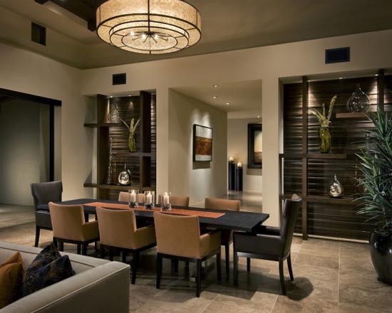 Dining Room Luxury Traditional Spanish Interior by Ownby