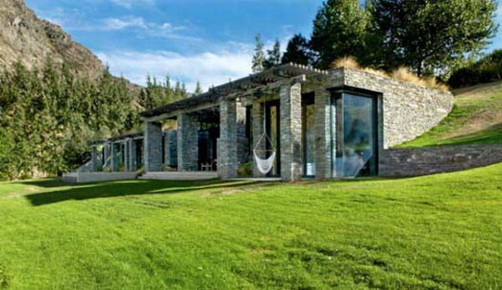 Stone Lodge A House Near the Mountains