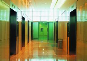 北京世界金融中心 电梯间设计