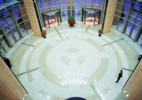 北京世界金融中心 大堂地面设计