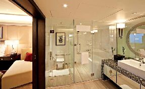 豪华酒店套房的浴室设计欣赏