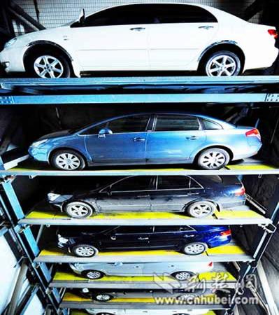 全国最高87米立体车库在西安诞生