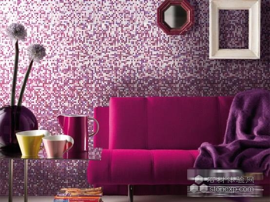 使用马赛克打造即清新又艳丽的酒店设计.