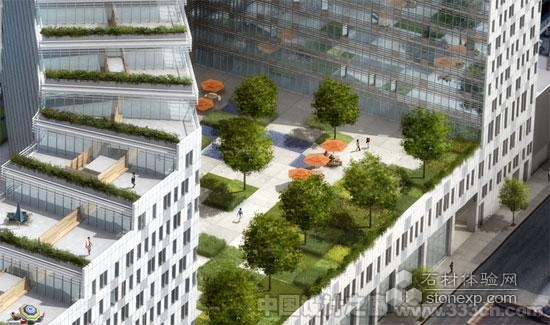 纽约克林顿公园　屋顶花园