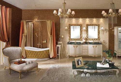 奢华贵族气质的古典风格卫浴