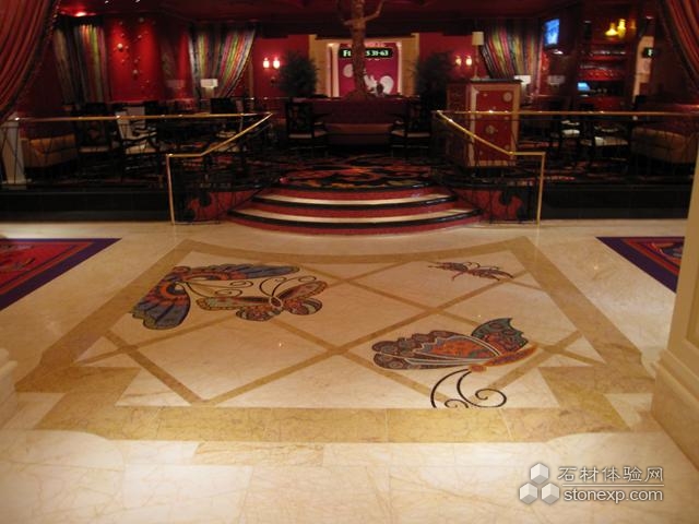 永利酒店地面设计 马赛克装饰酒店地面