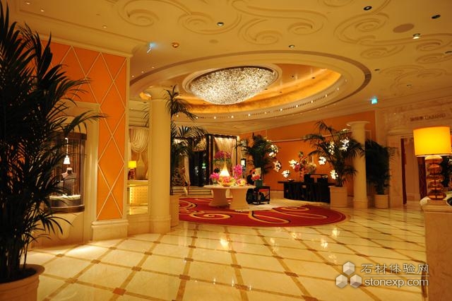 澳门永利酒店钻石赌场 金蜘蛛室内地面设计赏析