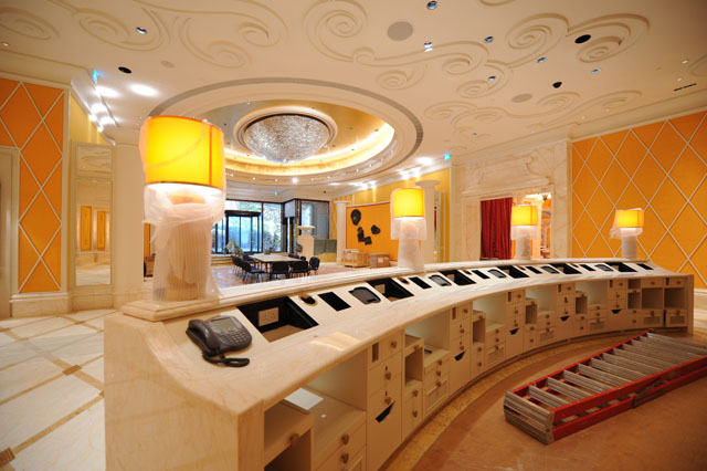 澳门永利酒店钻石赌场 金蜘蛛台面应用设计赏析