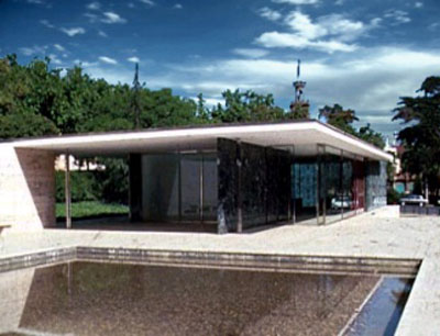 西班牙巴塞罗那博览会德国馆 建筑大师密斯•凡•德•罗