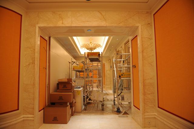 澳门永利酒店钻石赌场　方形门套现场施工图