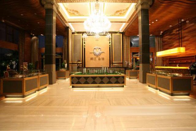 高文安作品赏析《東莞濱江公馆大堂售楼处》