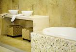 天然石材之马赛克用于浴室设计