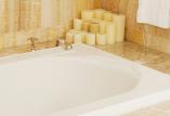 黄色大理石应用于酒店设计之浴室设计