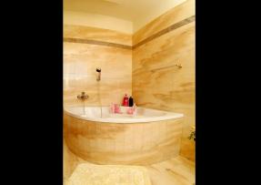 黄色大理石应用于酒店设计之浴室设计