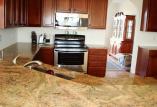 石材应用-花岗石茹巴拉那红应用于厨房设计