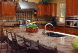 石材应用-大理石雨林棕应用于室内设计