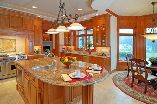 天然石材应用厨房台面板设计