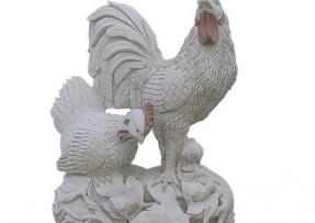 石材雕刻设计 动物系列之鸡