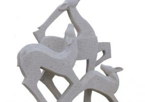 石材雕刻设计 动物系列之鹿