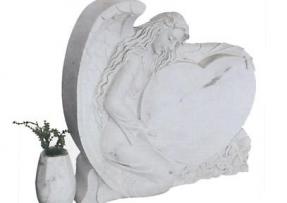 白色石材应用 墓石设计