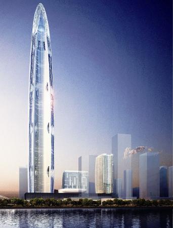 景观设计--武汉拟建666米中国第一高楼