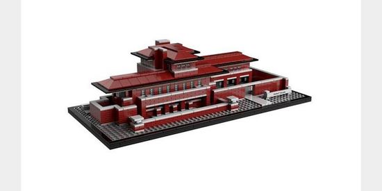 赖特的“罗宾别墅”做成乐高建筑模型