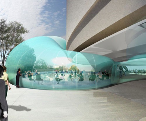 Diller Scofidio + Renfro：美国赫希洪博物馆气球会议厅3