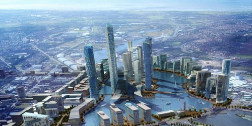 SOM：英国利物浦Wirral Waters片区规划1