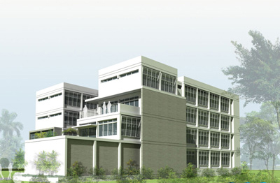 Oli Mahmud事务所设计孟加拉拉杰沙西培训学院1