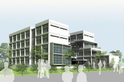 Oli Mahmud事务所设计孟加拉拉杰沙西培训学院3
