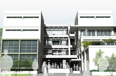 Oli Mahmud事务所设计孟加拉拉杰沙西培训学院2