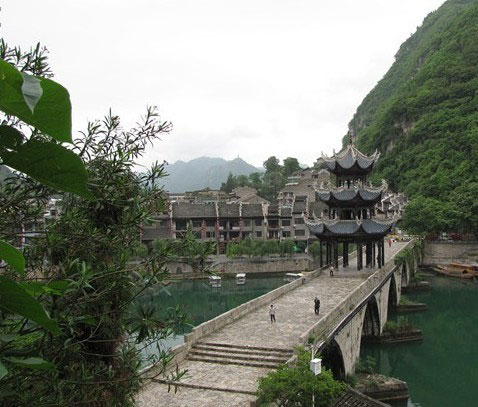 青龙洞的古建筑