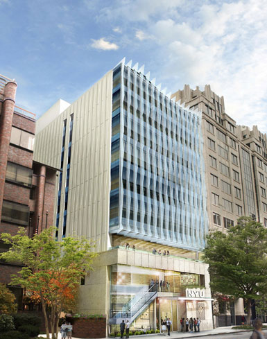 美国NYU大学公布艺术和科学楼设计方案1