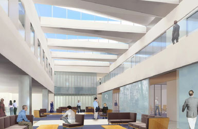 Perki+Will设计美国奥尔巴尼大学商业学校楼2